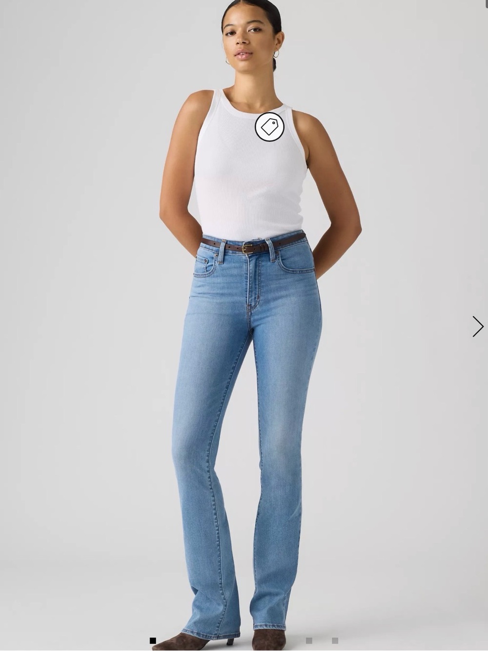 Levi’s Light Blue Women’s 725 High Rise Bootcut Jeans
